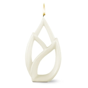 Multi Flame Candle - Small White Leaf Scented Decorative Candles for Home, Wedding, Romantic Dinner & Relaxation