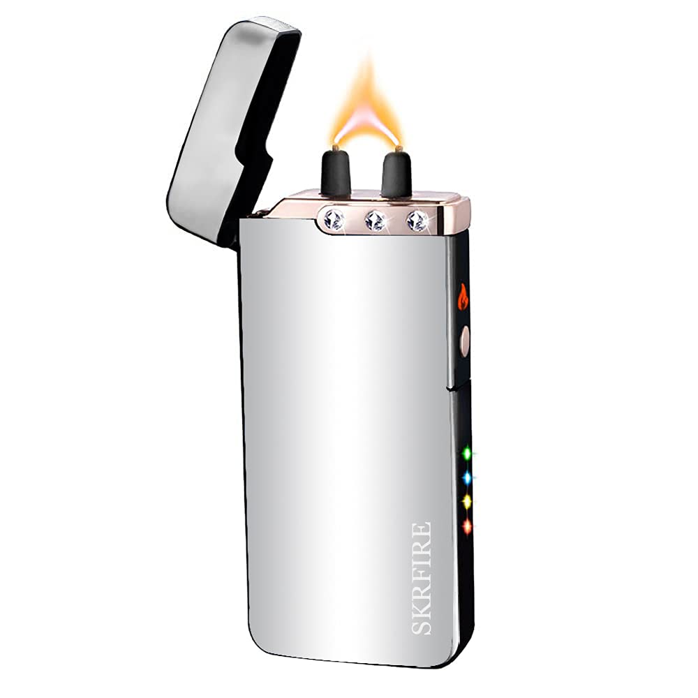 SKRFIRE USB Plasma Lighter - Windproof, Rechargeable for Camping & Hiking