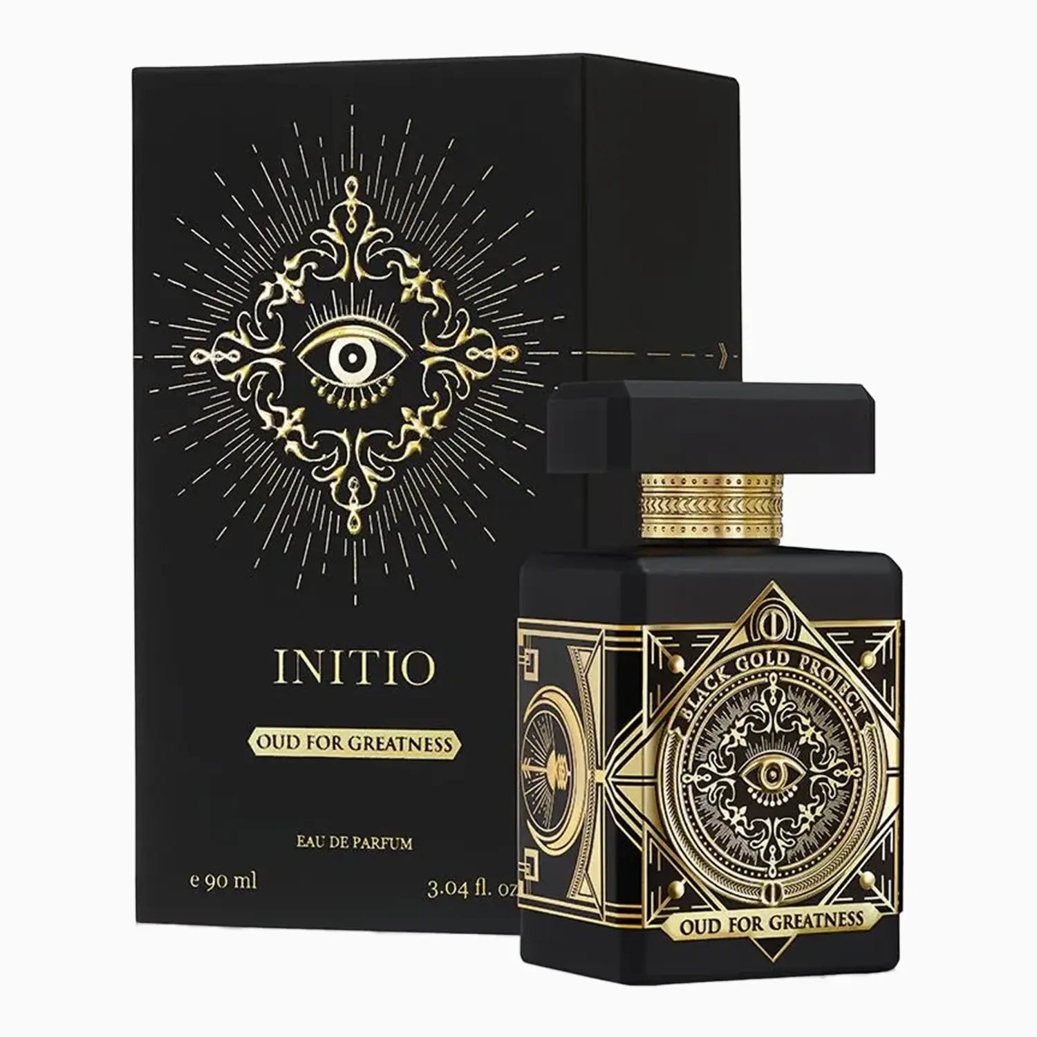 Initio Oud For Greatness Eau de Parfum Spray 3.0 oz - Luxury Unisex Perfume with Rich Oud & Spicy Notes, Perfect for Evening Events, Date Nights & Special Occasions