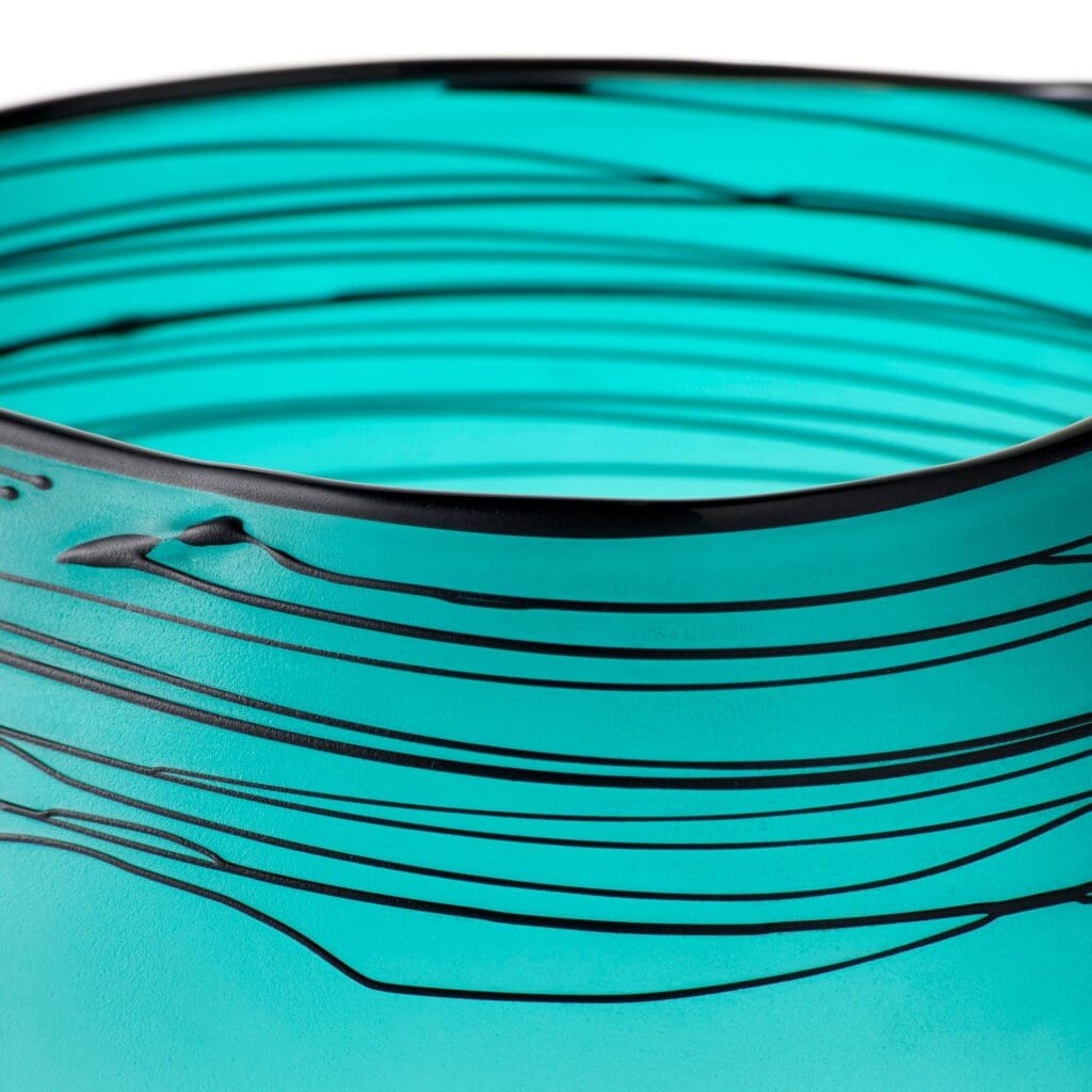 Cyan Design 10895 Kapalua Vase - Blue and White Ceramic Vase, Medium Size Home Decor for Living Room, Dining Table, Wedding Centerpiece