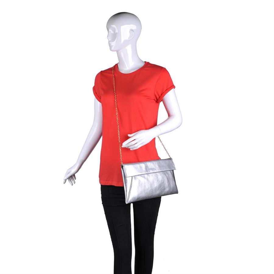 Emilia Metallic Women's Fashion Handbag - Stylish & Durable Clutch Purse for Evening Parties, Weddings & Special Occasions