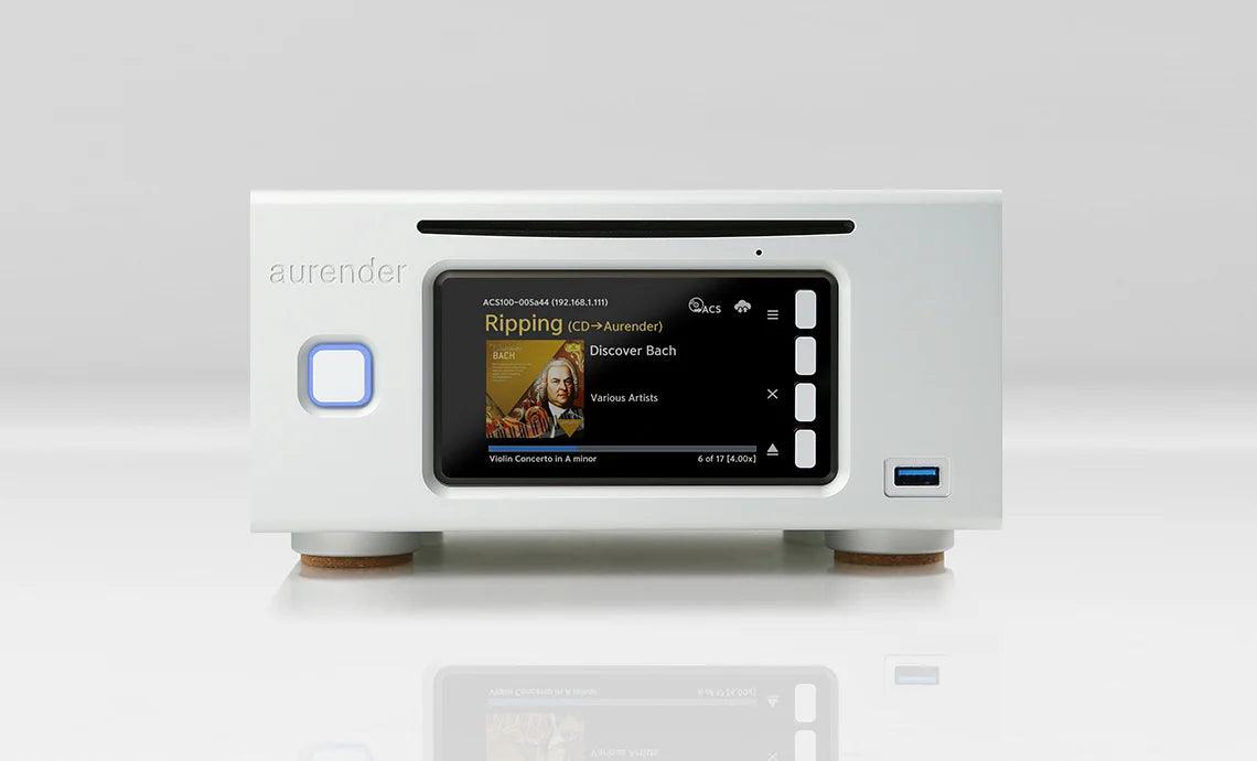 Aurender ACS100 High-End Network Audio Transport, CD Ripper & Music Server - Perfect for Audiophiles & Home Theater Systems