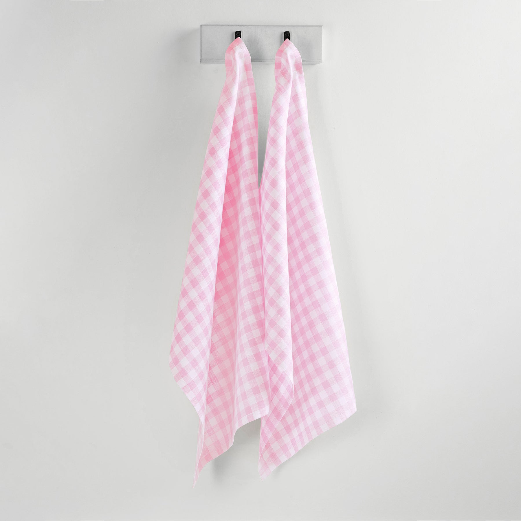 Premium Gingham Kitchen Towels Set of 6 - Absorbent & Durable Cotton Dish Towels for Drying Dishes & Cleaning - Cute Checkered Pattern for Farmhouse, Rustic & Modern Kitchens