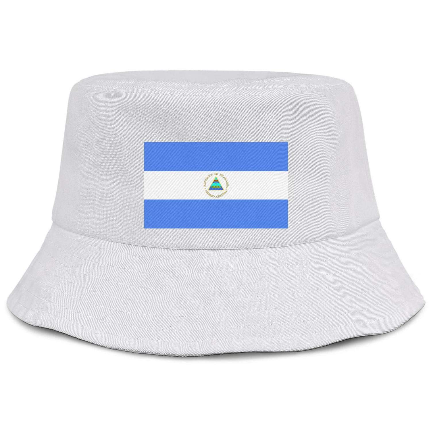 Nicaragua Flag Bucket Hat - Lightweight Packable Fishing & Beach Sun Hat for Travel, Outdoor Activities, and Summer Vacations