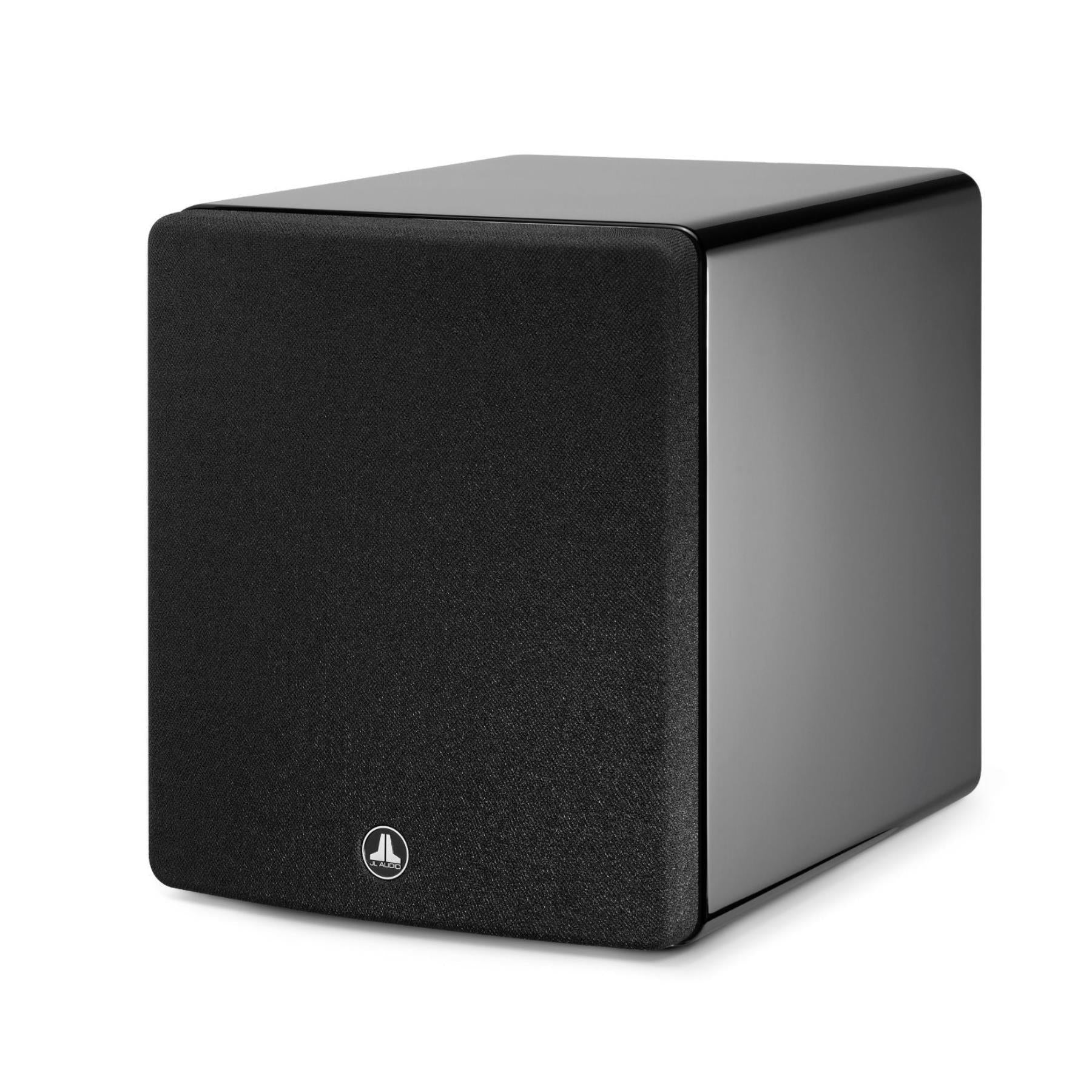 JL Audio Fathom f110v2 GLOSS 10-Inch Powered Subwoofer - High-Performance Home Theater & Car Audio Bass System for Movies, Music & Gaming