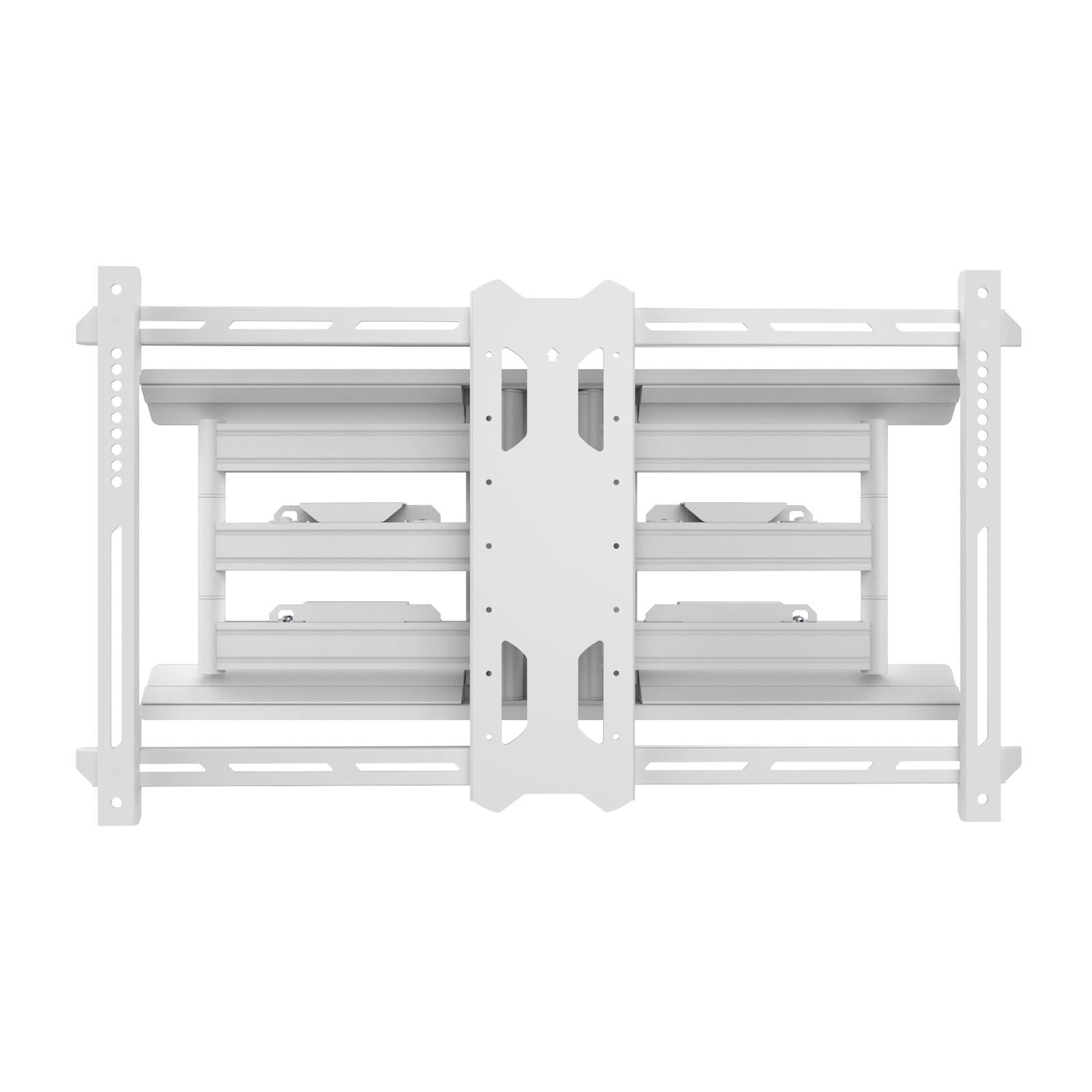 Kanto PDX680W Full Motion TV Wall Mount for 39 to 80 Inch TVs - White | Open Box Clearance | Perfect for Living Room, Bedroom & Home Theater Setup