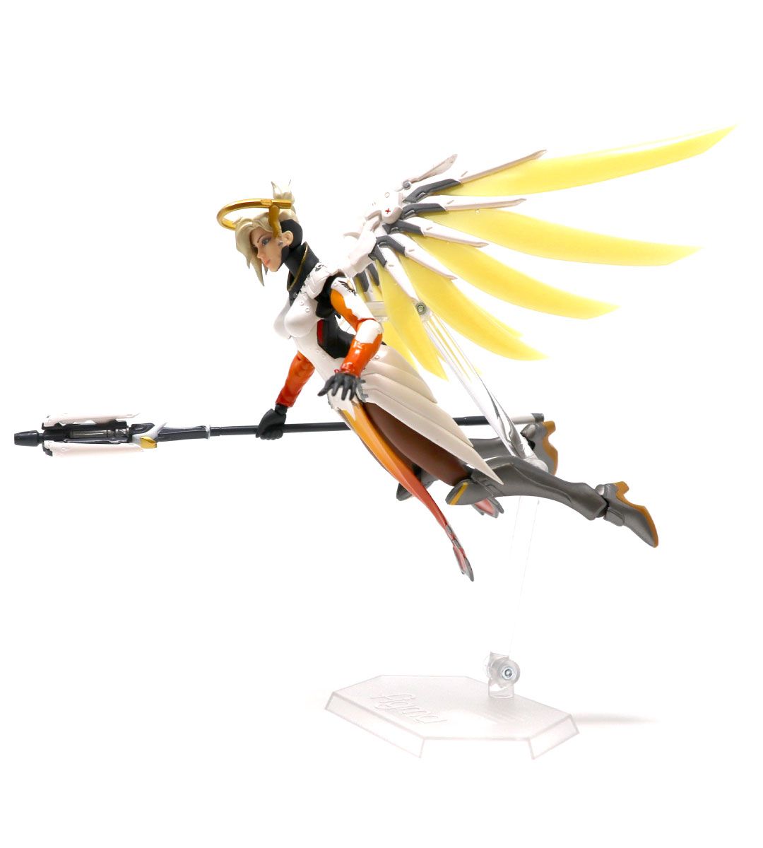 Figma Mercy Action Figure - Overwatch Collectible Model for Fans & Gamers - Perfect for Display, Cosplay, and Gaming Enthusiasts