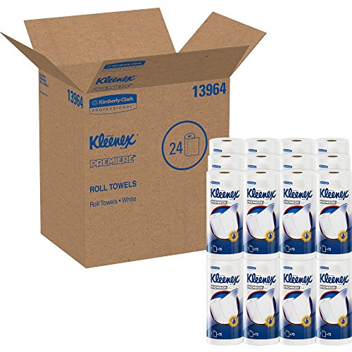 KIMBERLY-CLARK Professional Kleenex Premiere Kitchen Roll Towels KCC 13964 | Premium Commercial-Grade Paper Towels for Restaurants, Offices & Home Kitchens