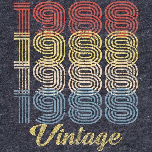 Vintage 1988 Retro 37th Birthday T-Shirt for Women - Unique 37 Year Old Birthday Gift - Perfect for 1988 Birth Year Celebrations & Milestone Parties