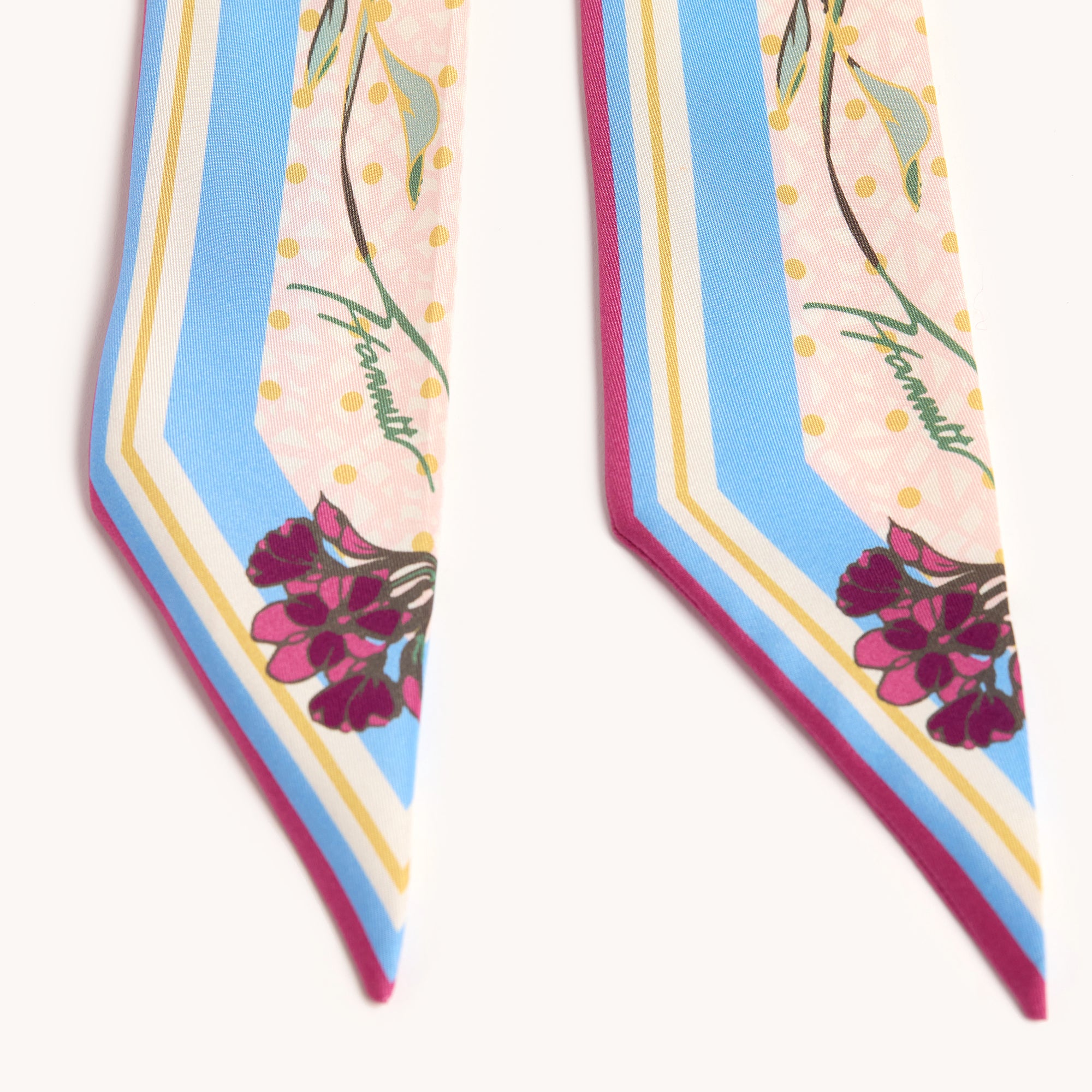 Elegant Floral Silk Scarf - Luxury Garden Vine Pattern Shawl for Women | Perfect for Weddings, Parties & Office Wear