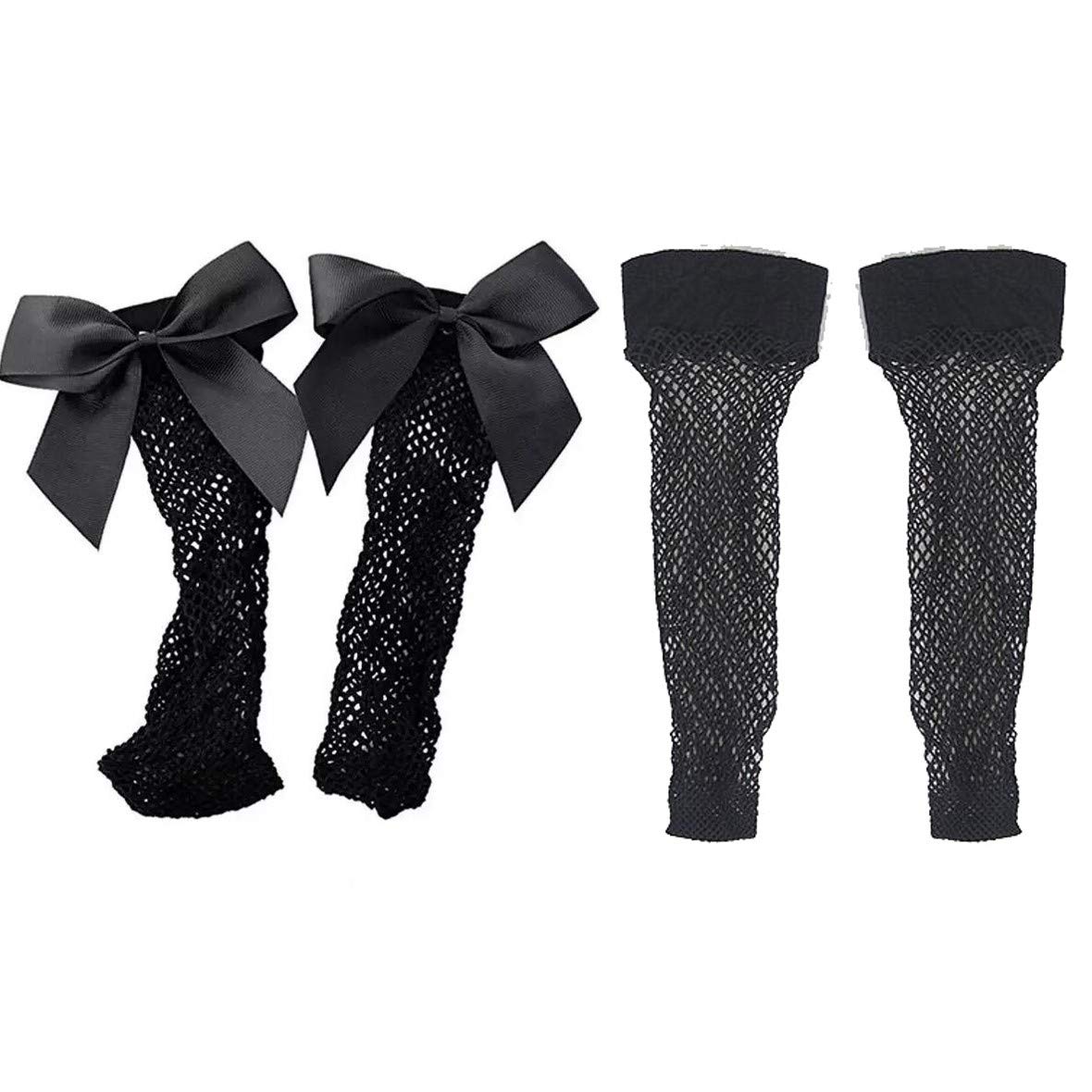 Women's Fishnet Ankle Socks - Hollow Out Mesh Tights for Summer Fashion, Black
