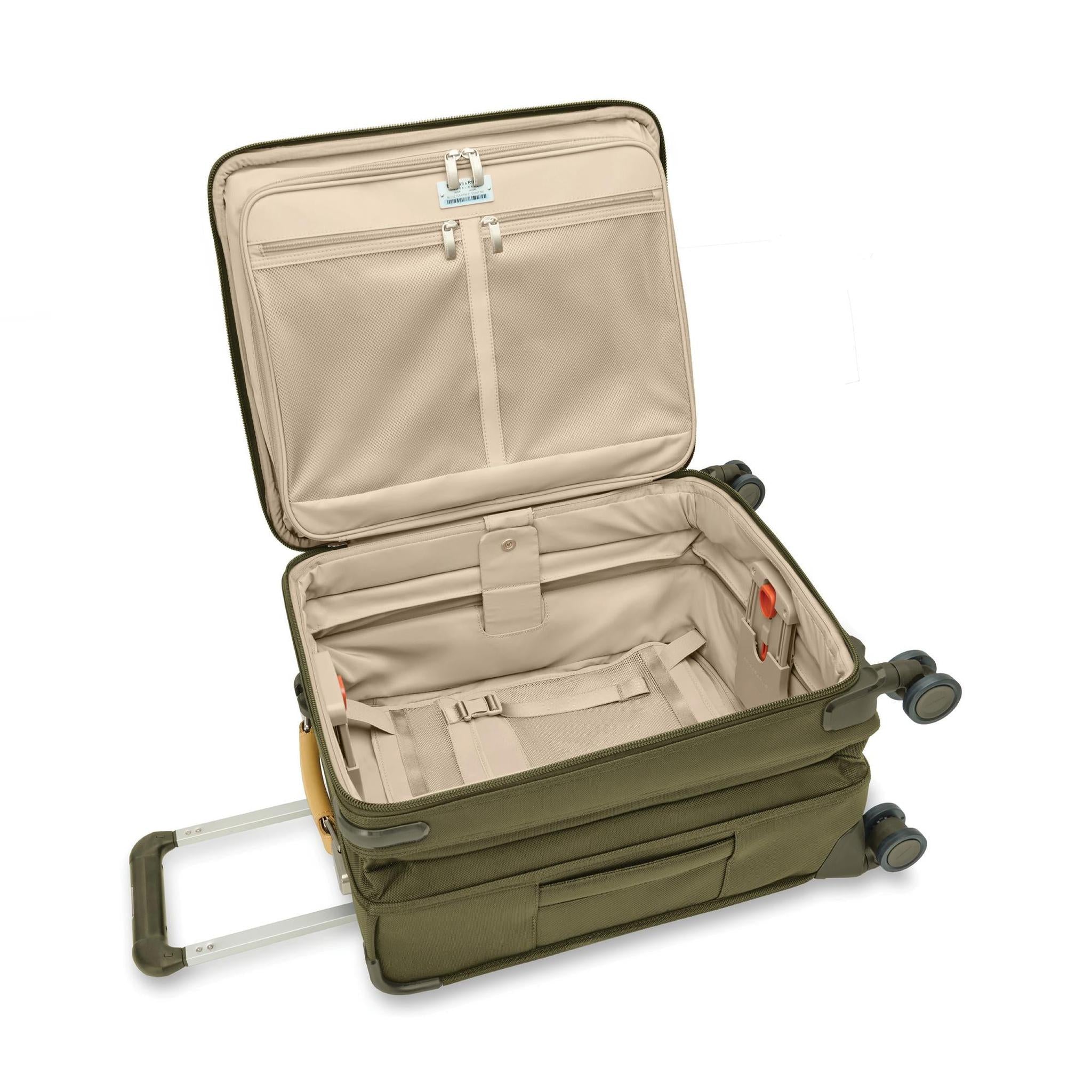 Briggs & Riley Baseline Global Carry On Spinner Luggage - Lightweight Expandable Suitcase for Travel, Business Trips & Airplane Carry-On | Durable & TSA Approved