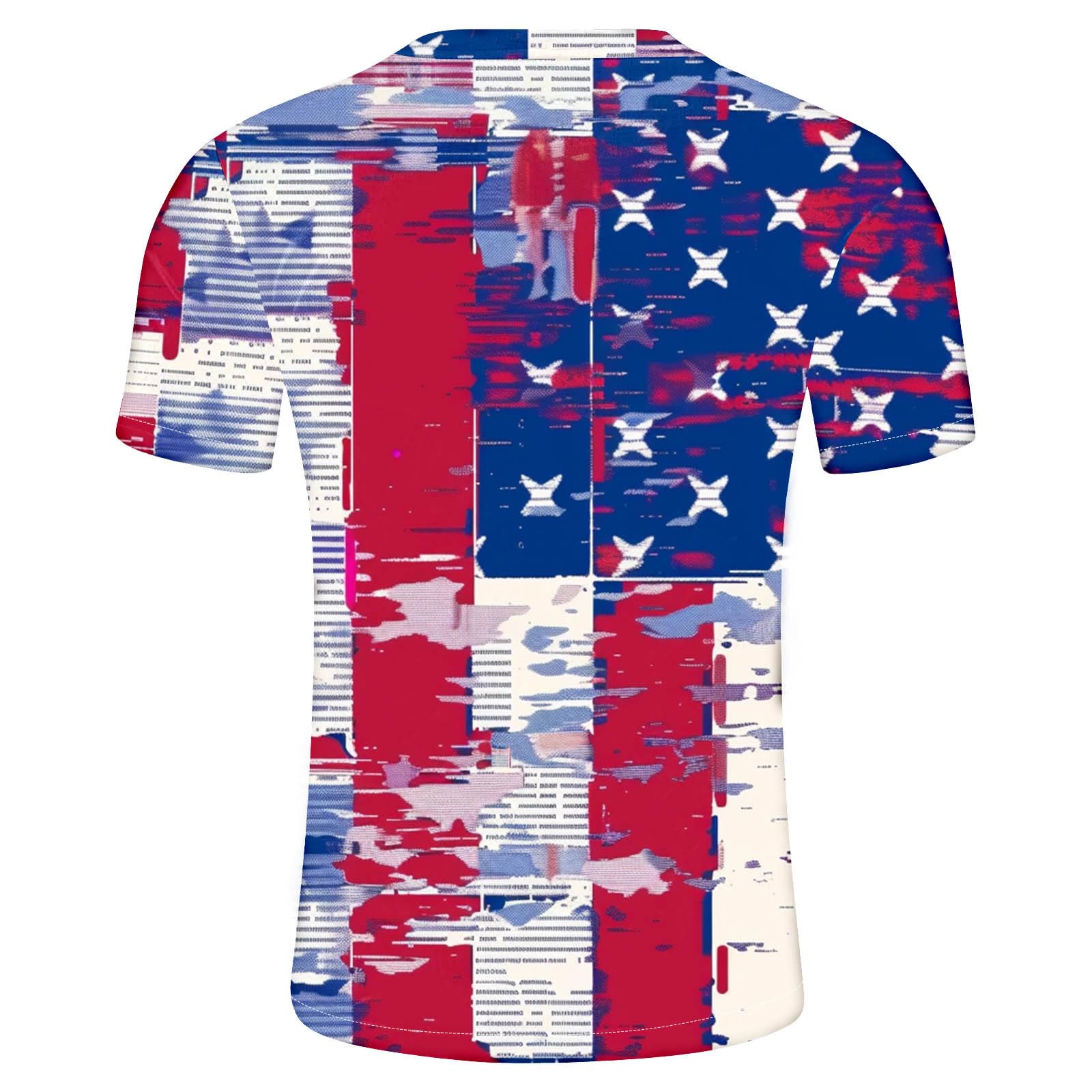 American Flag Graphic T-Shirts for Men - Patriotic 4th of July Short Sleeve Tees | Summer Casual Wear & Independence Day Celebration Outfits