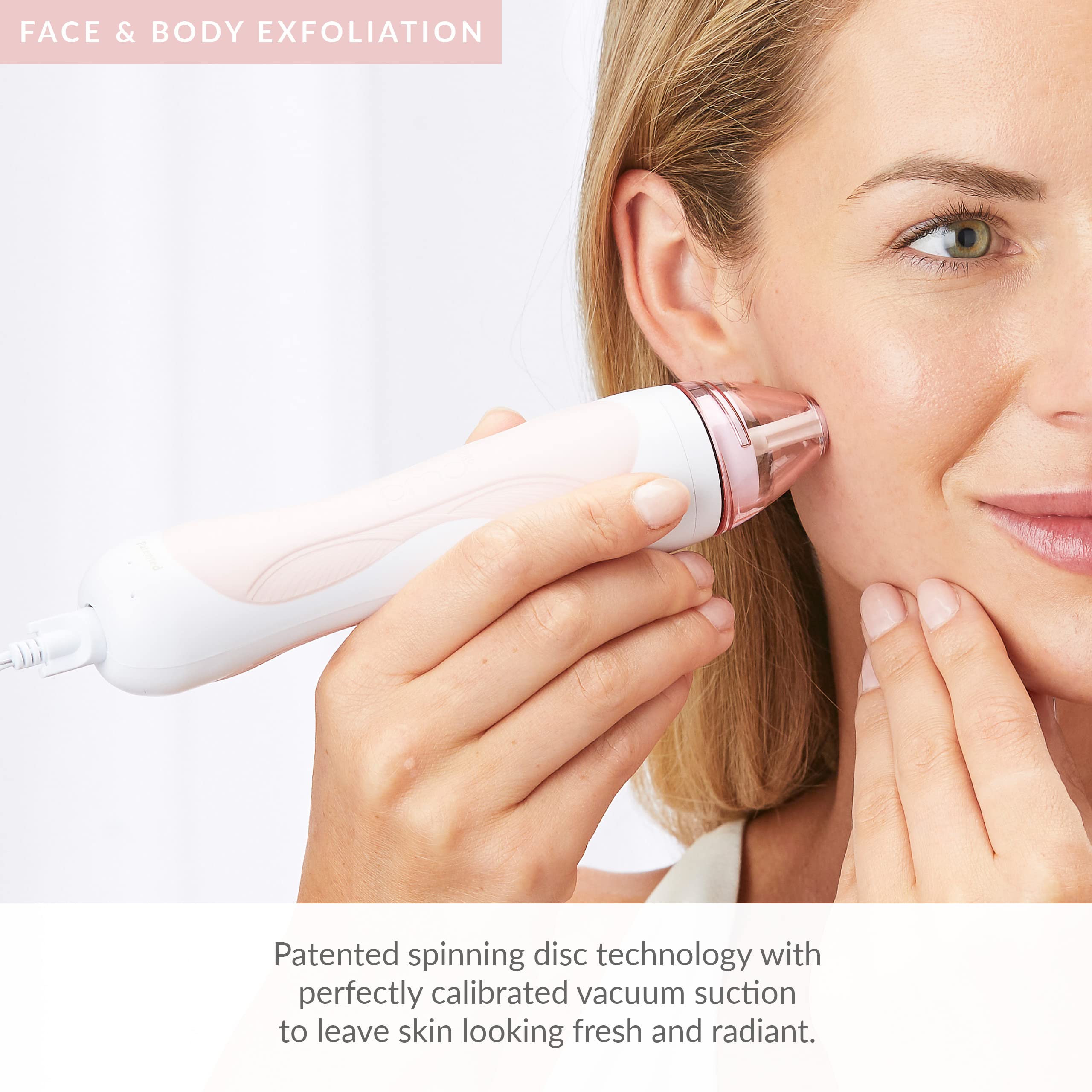 PMD Personal Microderm Pro - At-Home Microdermabrasion Machine Kit for Face & Body - Exfoliating Crystals & Vacuum Suction for Fresh, Radiant Skin - High/Low Speed - Perfect for Anti-Aging & Acne Treatment at Home