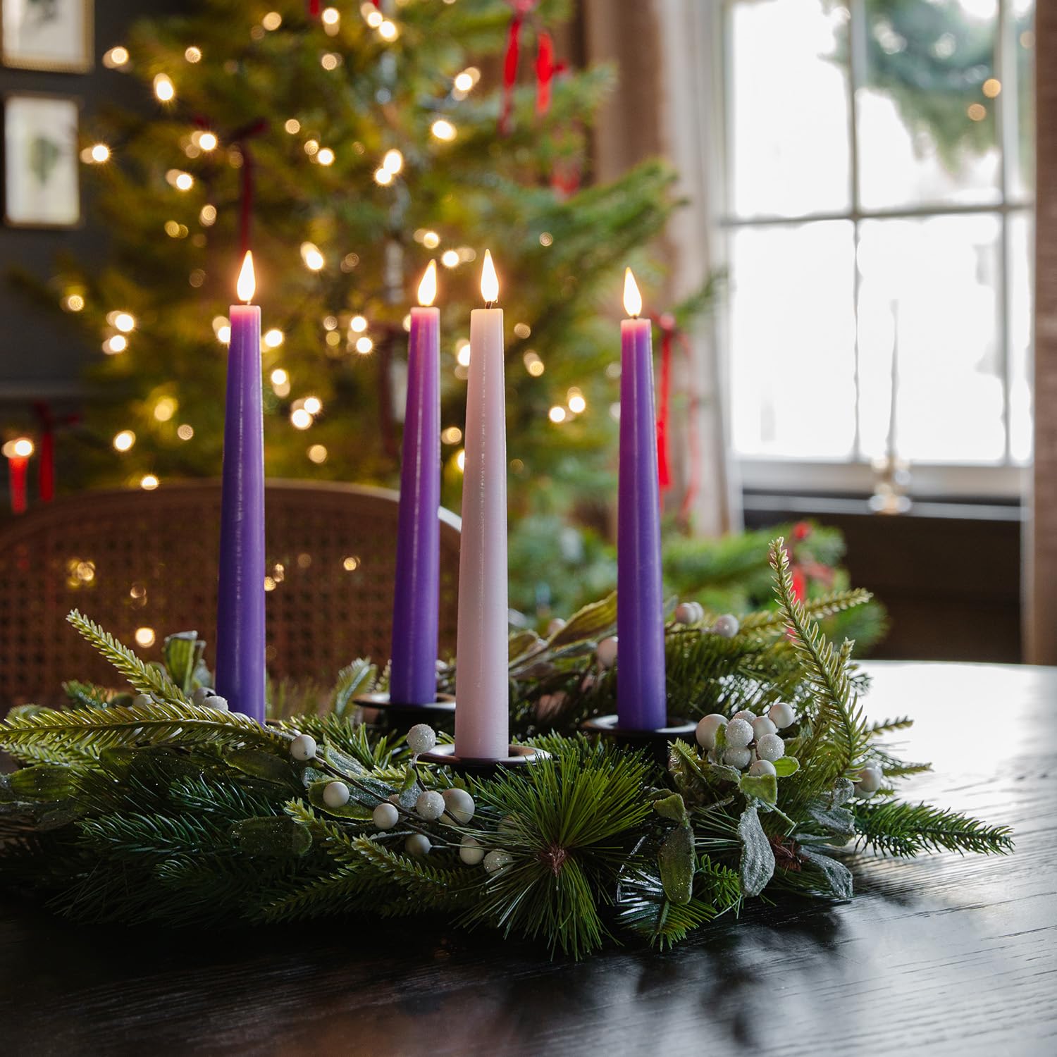 Battery Operated Flameless Candles Set of 4 - 9