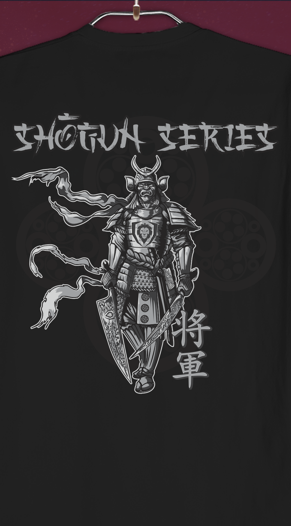 Shogun Series Regal Warrior T-Shirt - Premium Cotton Graphic Tee for Men - Perfect for Casual Wear, Street Fashion & Anime Fans