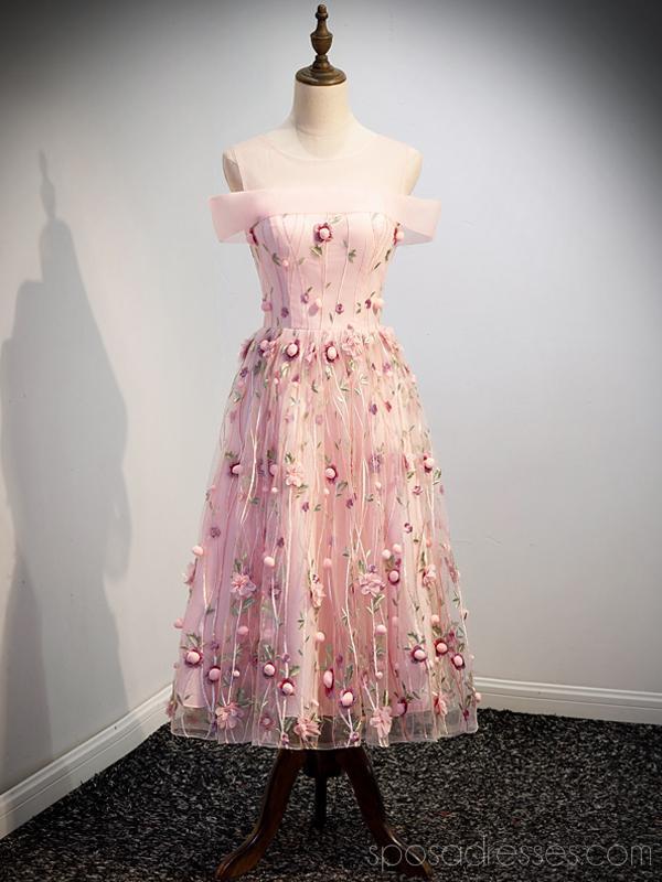 Elegant Pink Lace Off-Shoulder Homecoming Dress | Short Prom Dress for Women | CM784 | Perfect for Parties, Dances & Special Occasions