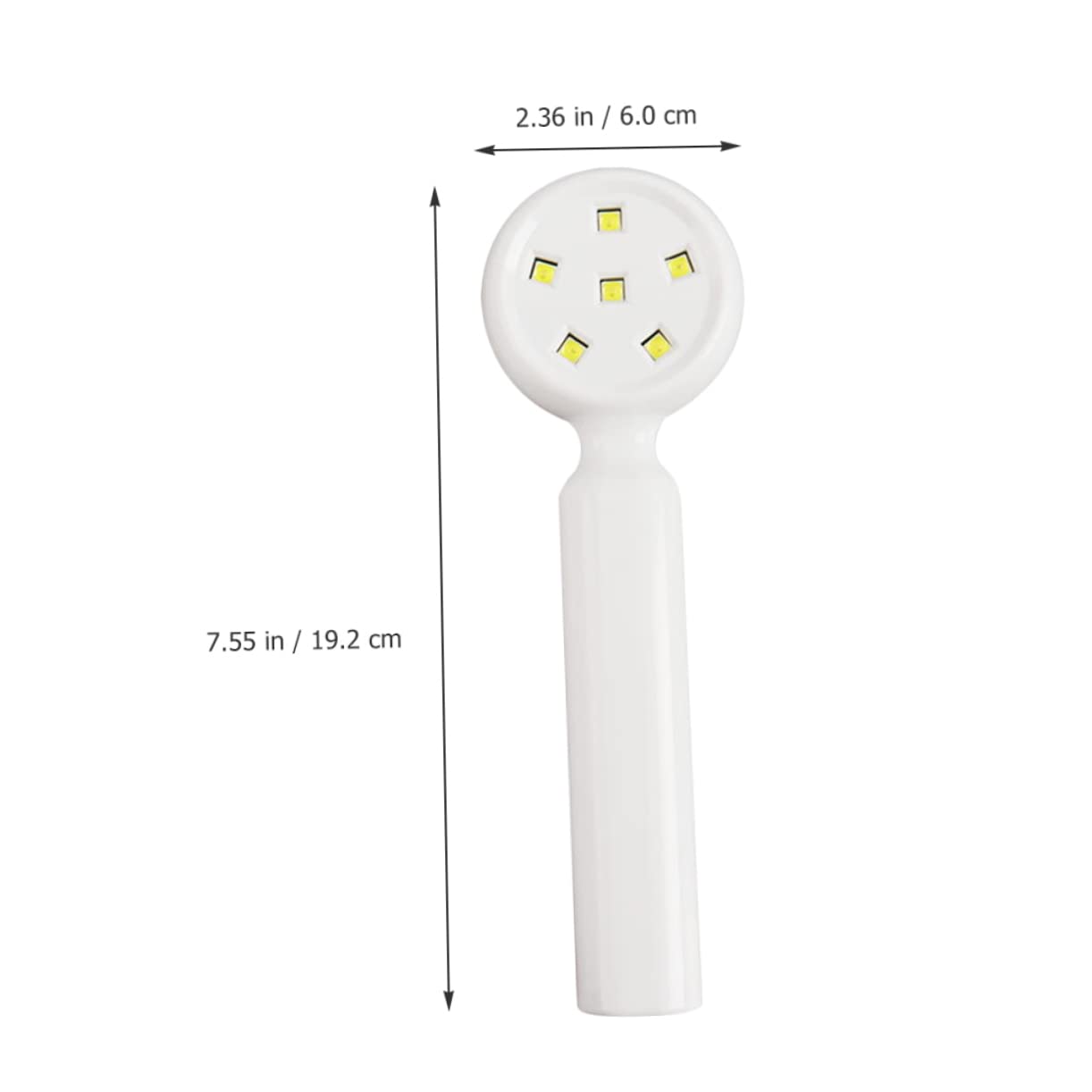 WOONEKY Portable UV LED Nail Lamp - Handheld Nail Curing Light for Gel Polish Drying | Compact Manicure Tool with ABS Casing | Perfect for Home Nail Salons, Travel & Professional Use