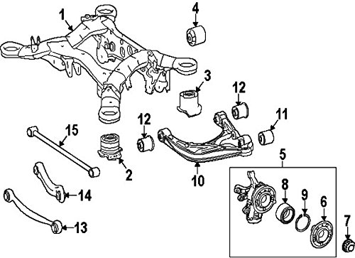 Mercedes-Benz 166 981 00 06 Wheel Bearing Replacement - Front & Rear Axle Hub Assembly for ML350 GL450 - Durable OEM Quality for Smooth & Quiet Ride - Perfect for Off-Roading & Daily Commuting