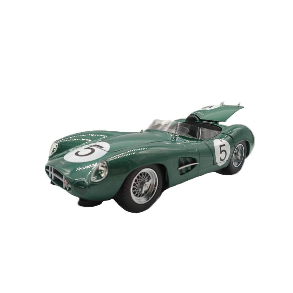 Aston Martin DBR1 1:18 Alloy Car Model - Green Collectible for Display