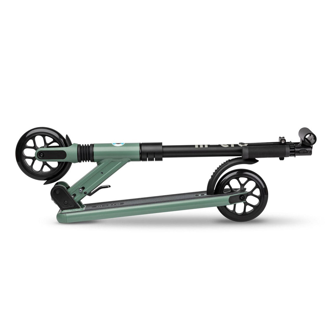 Micro Sprite Suspension Scooter for Kids & Adults - Olive Green | Foldable Kick Scooter for Commuting, Urban Travel & Outdoor Fun