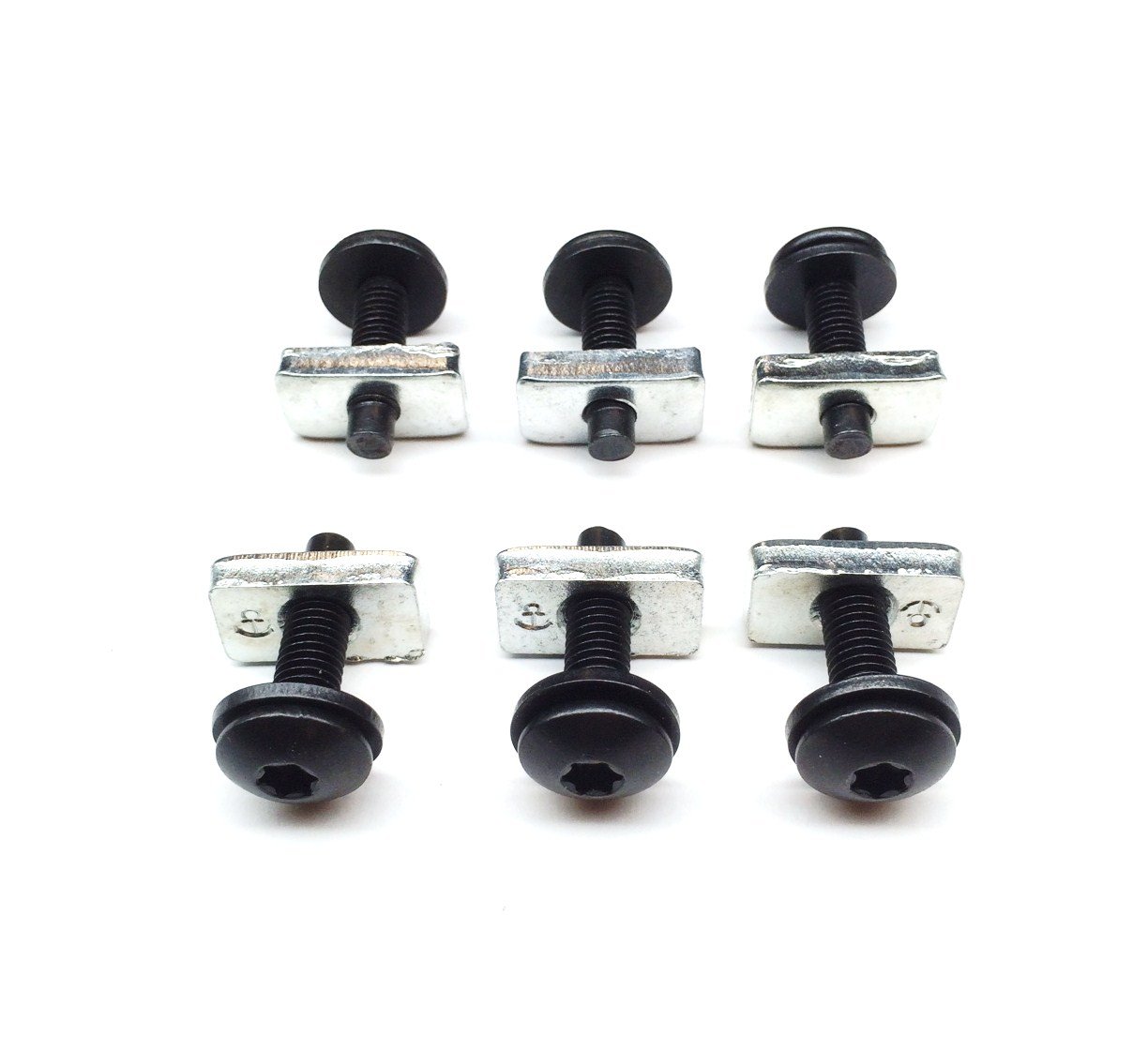 1997-2006 Jeep Wrangler TJ Hard Top Torx Screw & Nut Kit - 6 Torx Screws & 6 Nuts - Replacement Parts for Jeep Wrangler TJ Hard Top Installation & Maintenance