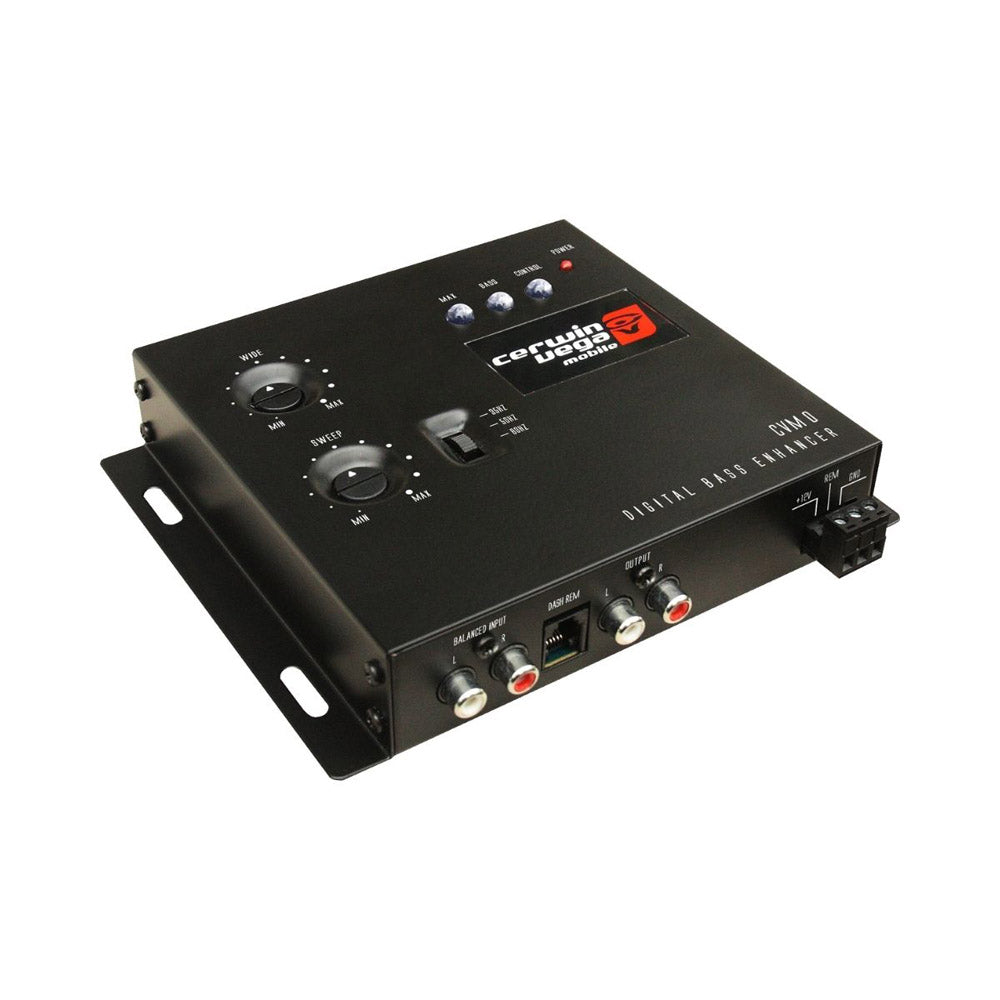 Cerwin Vega CVM0 Vega Series Digital Car Audio Bass Enhancer & Equalizer - Enhance Your Car Sound System for Deep Bass & Clear Audio