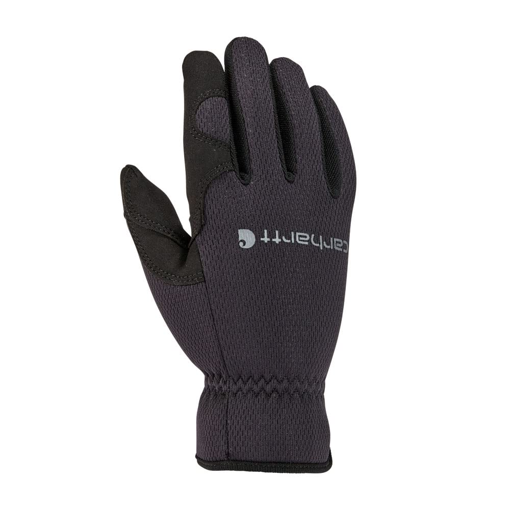 Carhartt Women's High Dexterity Open Cuff Work Gloves - Durable & Flexible for Construction, Gardening & Outdoor Activities