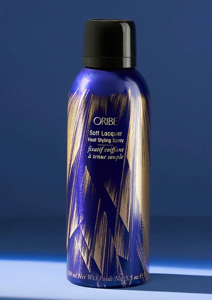 Oribe Soft Lacquer Heat Styling Spray - Thermal Protection & Shine for Hair - Perfect for Blowouts, Flat Ironing & Curling