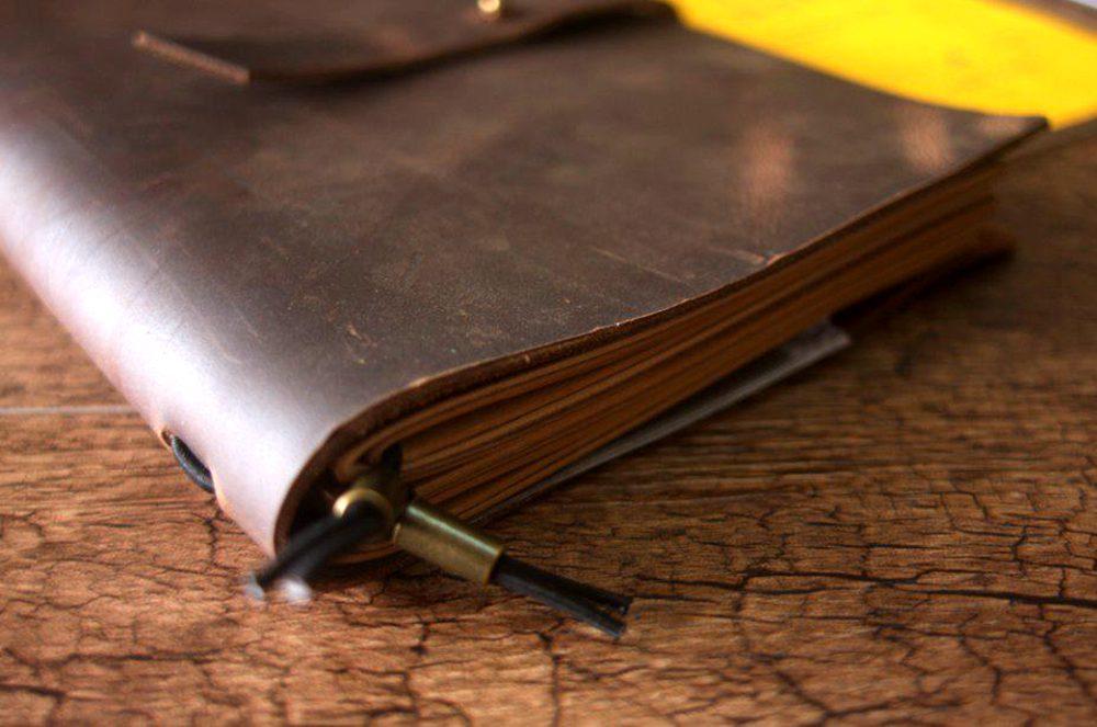 Vintage Leather Refillable Journal - Handmade Bound Notebook for Writing, Sketching & Travel - Perfect Gift for Writers & Artists