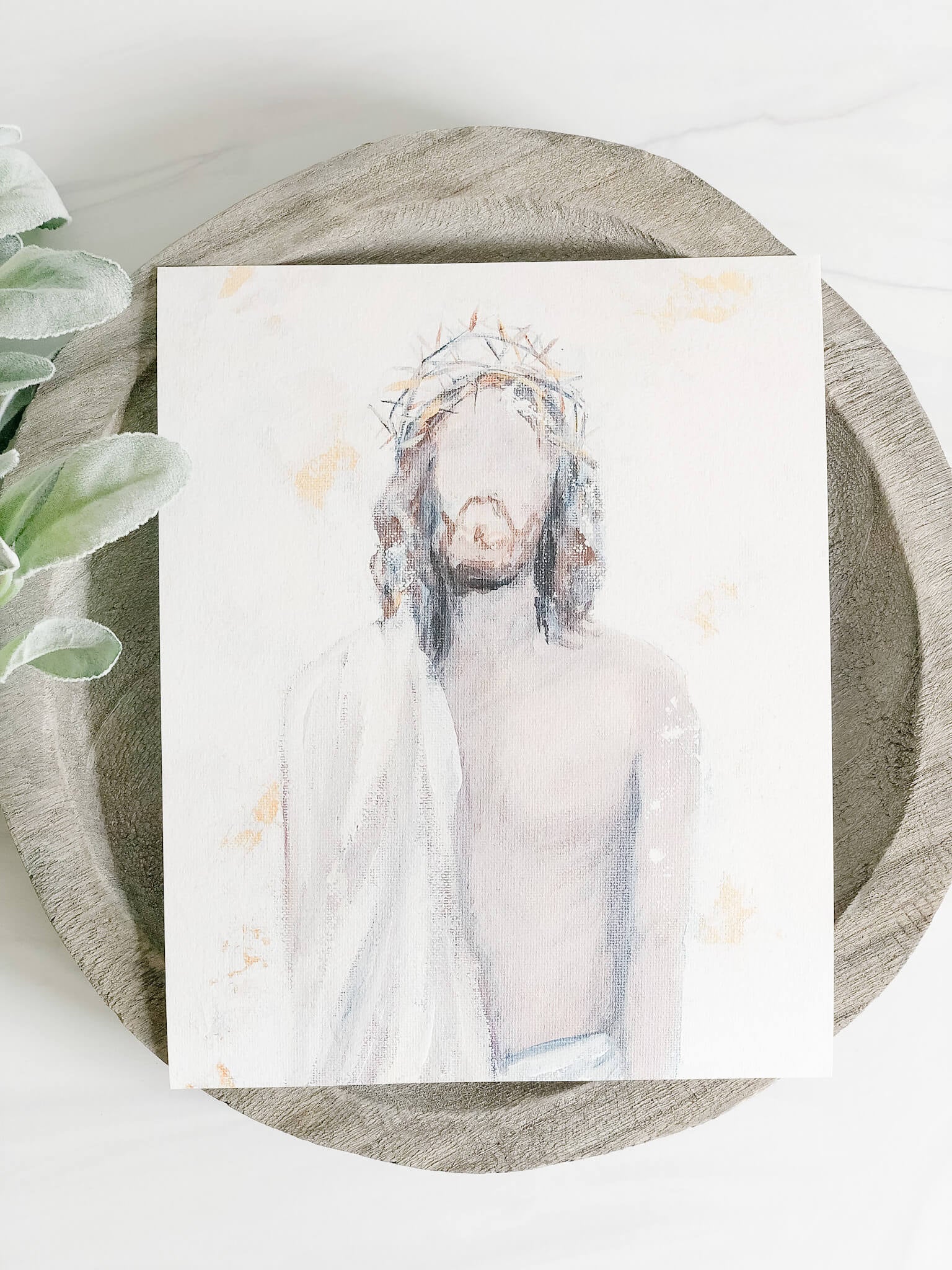 Beautiful Crown of Thorns Print - Religious Wall Art Decor for Home, Church & Office - Perfect for Easter, Lent & Christian Holidays