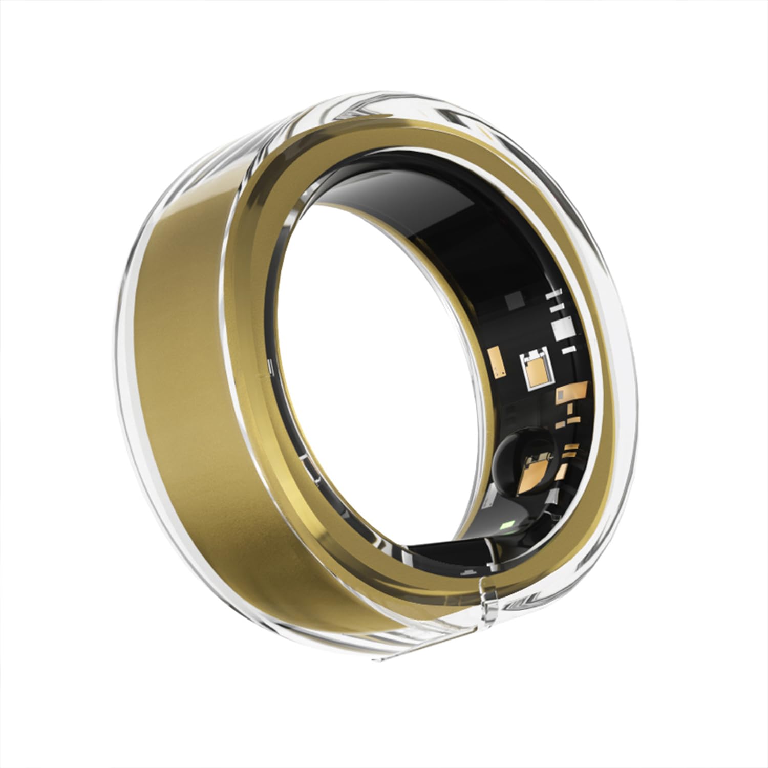 Ultra-Thin Transparent Silicone Ring Protector for Smart Rings - Compatible with Most Smart Rings, Size L Fits 12/13/14 - Perfect for Fitness Tracking, Outdoor Camping & Daily Wear