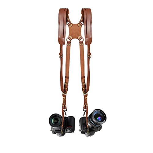 Brown(dual Camera Strap）