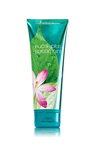 3-Piece Bath & Body Works Eucalyptus Spearmint Ultra Shea Body Cream - 24 Hour Moisturizing, 8 oz Each - Perfect for Spa Nights, Self-Care Gifts & Relaxing Aromatherapy
