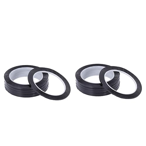 Operitacx 20-Pack Black Duct Tape & Electrical Tape - Heavy Duty Adhesive for Wiring, Crafts, Repairs - Perfect for Home, Office, Workshop, Whiteboard Marking & Art Projects