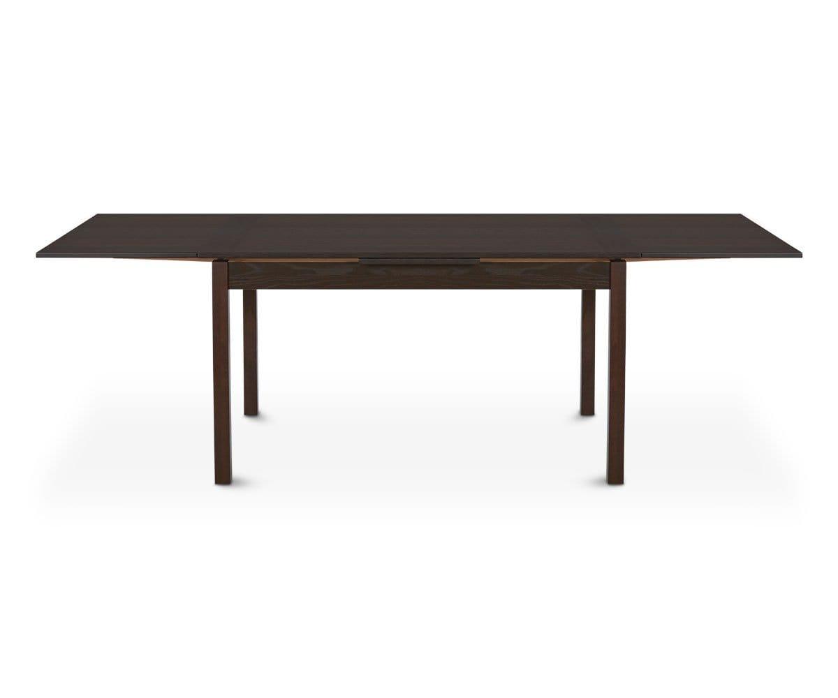 Dinex Alfa Extendable Dining Table - Modern Expandable Wooden Table for Small Spaces | Perfect for Apartments, Dining Rooms & Entertaining Guests