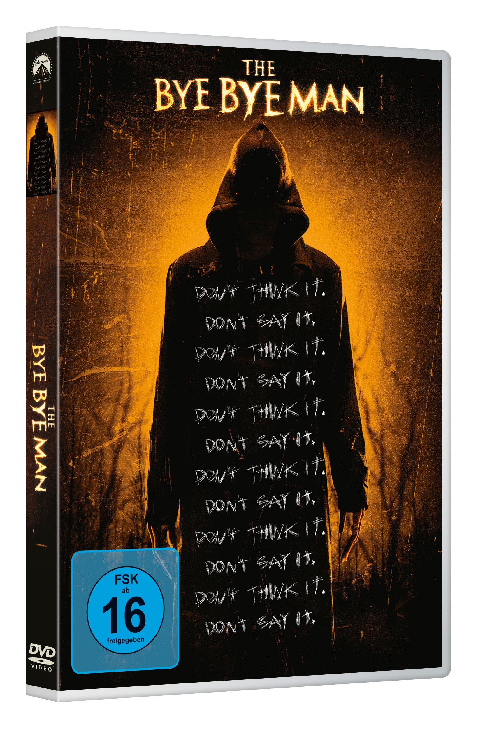 The Bye Bye Man Horror Movie DVD - Thriller Film Collection for Halloween & Scary Movie Nights