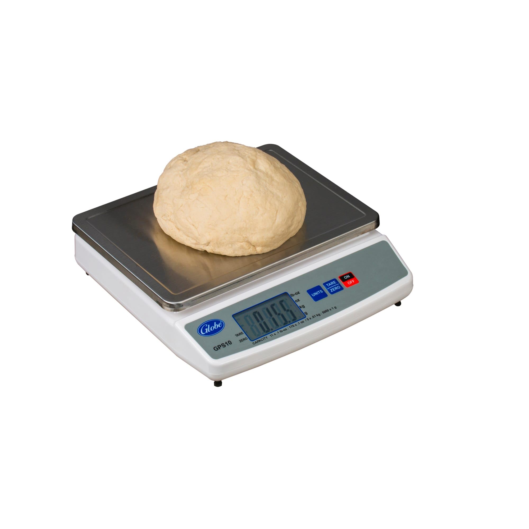Globe GPS10 Digital Portion Control Scale - NSF Certified Food Scale for Precise Measurements | Perfect for Restaurants, Bakeries & Home Kitchen Use