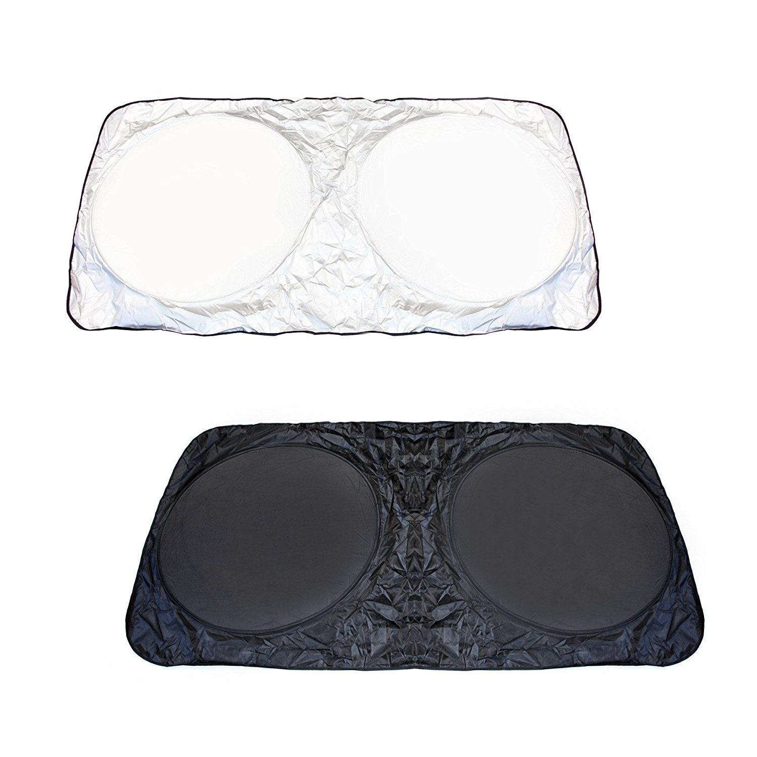 63 x 33.8 Inch Large Foldable Car Windshield Sunshade - UV Protection Sun Shade for Cars, SUVs & Trucks - Perfect for Summer Parking & Heat Protection