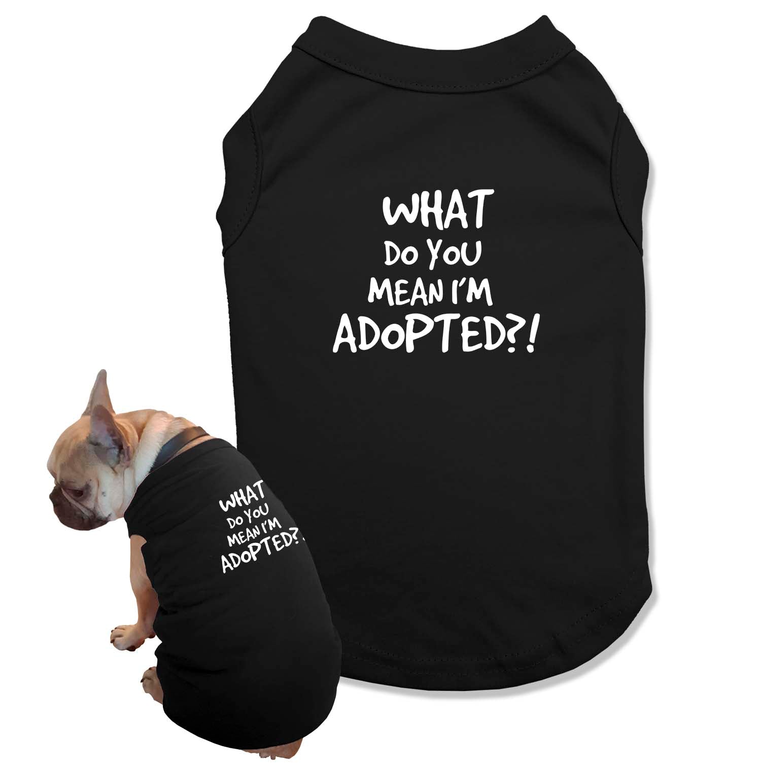 Matching Dog and Owner T-Shirts - Cute Adopt Don't Shop Quote Outfits for Pet Lovers | Perfect for Adoption Events, Family Photos & Dog Park Days