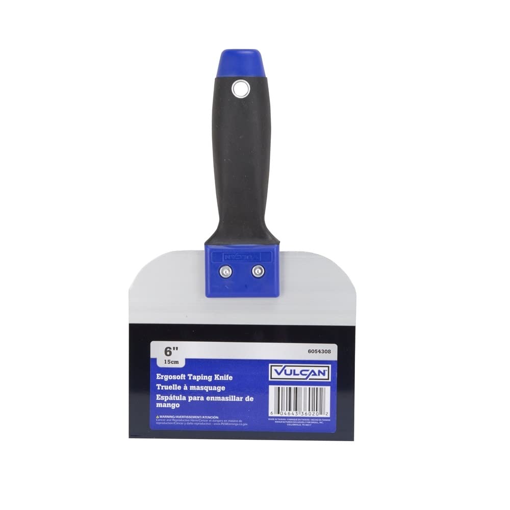 Mintcraft 36020 10-Inch Drywall Taping Knife - Professional Stainless Steel Blade for Smooth Joint Compound Application - Perfect for Drywall Repair, Spackling & DIY Home Projects
