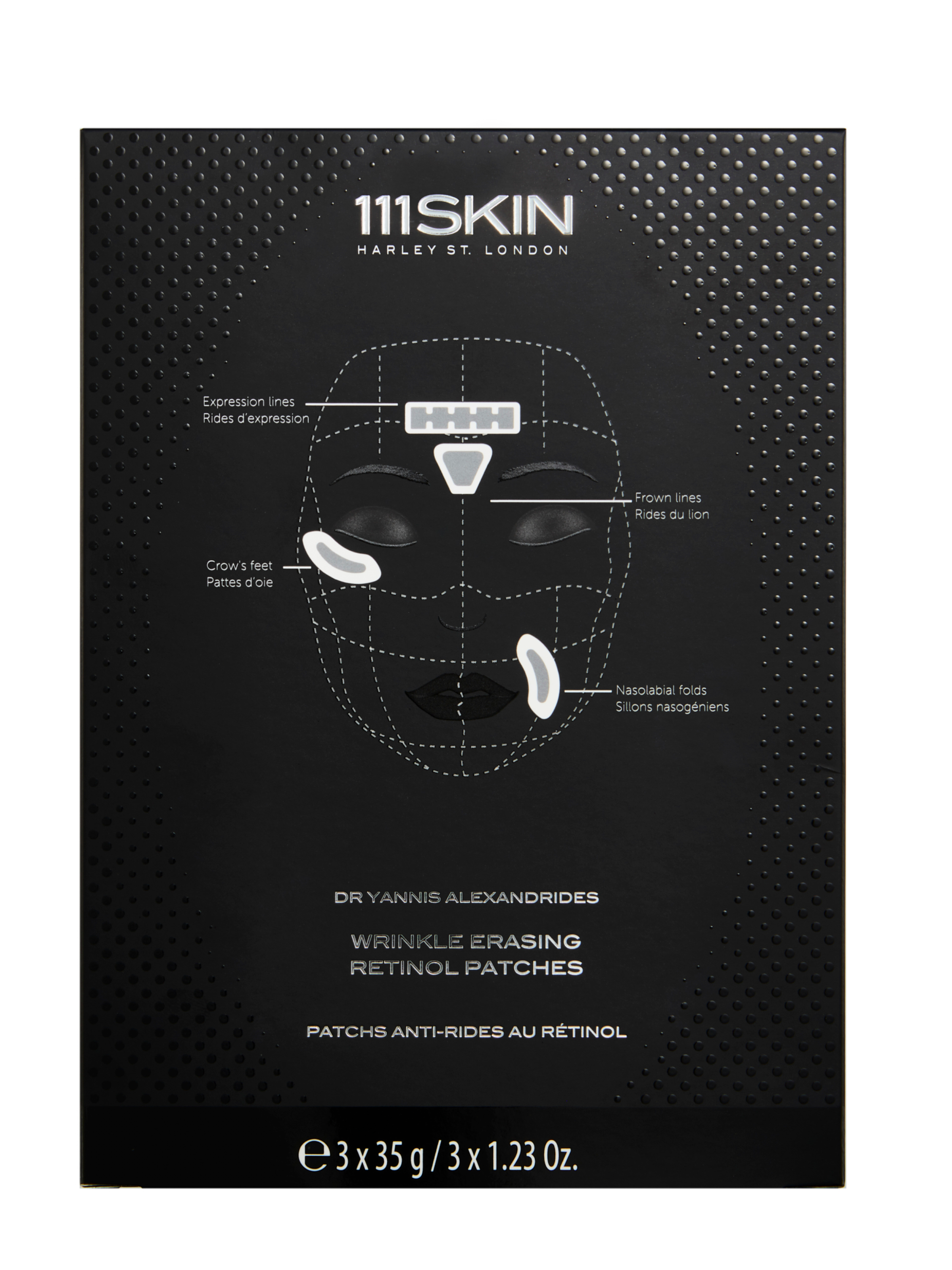 111Skin Wrinkle Erasing Retinol Patches - Anti-Aging Face Treatment for Fine Lines & Wrinkles - At-Home Skincare Routine for Youthful Glow