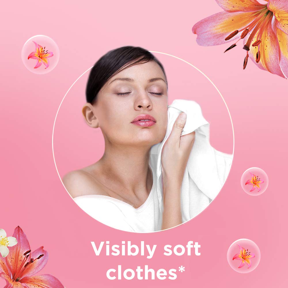 Lily Fresh Fabric Conditioner - 860ml for Long-Lasting Freshness & Softness | Ideal for Laundry, Clothes & Linens | All-Day Fragrance & Comfort After Wash