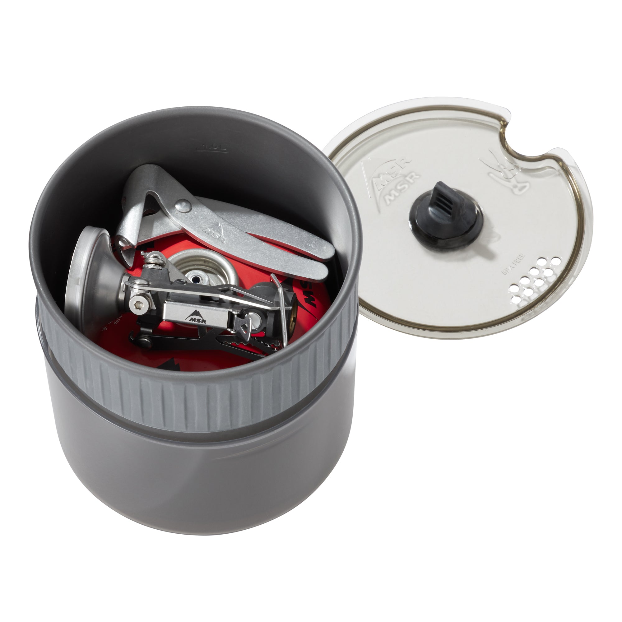 MSR PocketRocket Deluxe Ultralight Backpacking Stove Kit - Compact Camping Stove for Hiking, Backpacking & Outdoor Adventures (Closeout)
