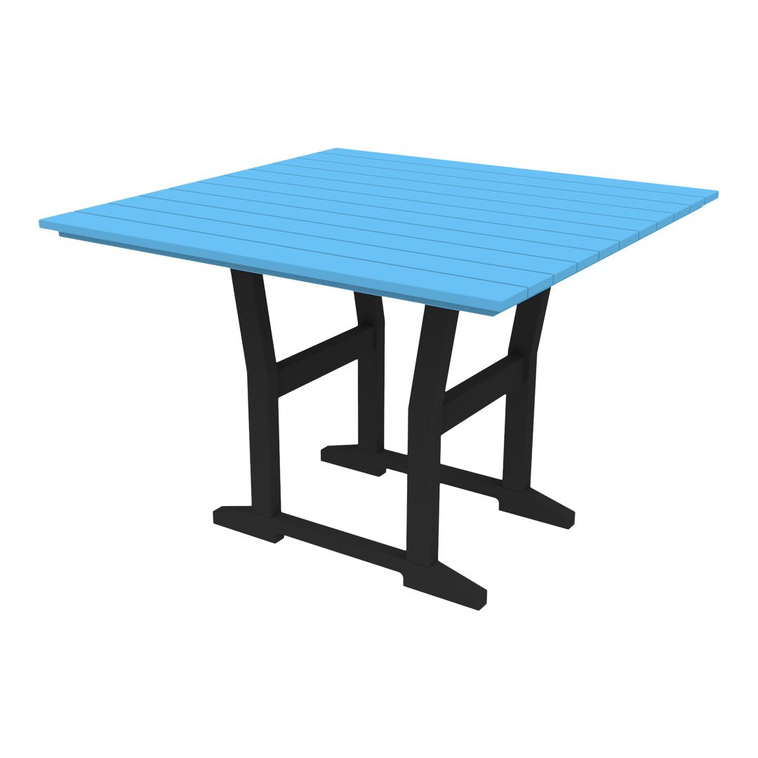Coastline Cafe Square Dining Table - 36 Inch Modern Kitchen Table for Small Spaces, Breakfast Nook, or Outdoor Patio - Perfect for Apartments, Condos, and Bistro Settings