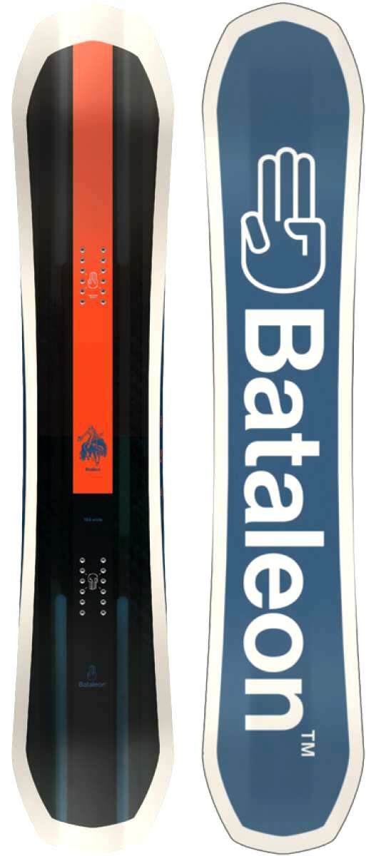 Bataleon Stallion Snowboard 2021 - All-Mountain Freestyle Snowboard for Men & Women | Perfect for Powder, Park & Freeriding | Best for Advanced Riders on Steep Terrain