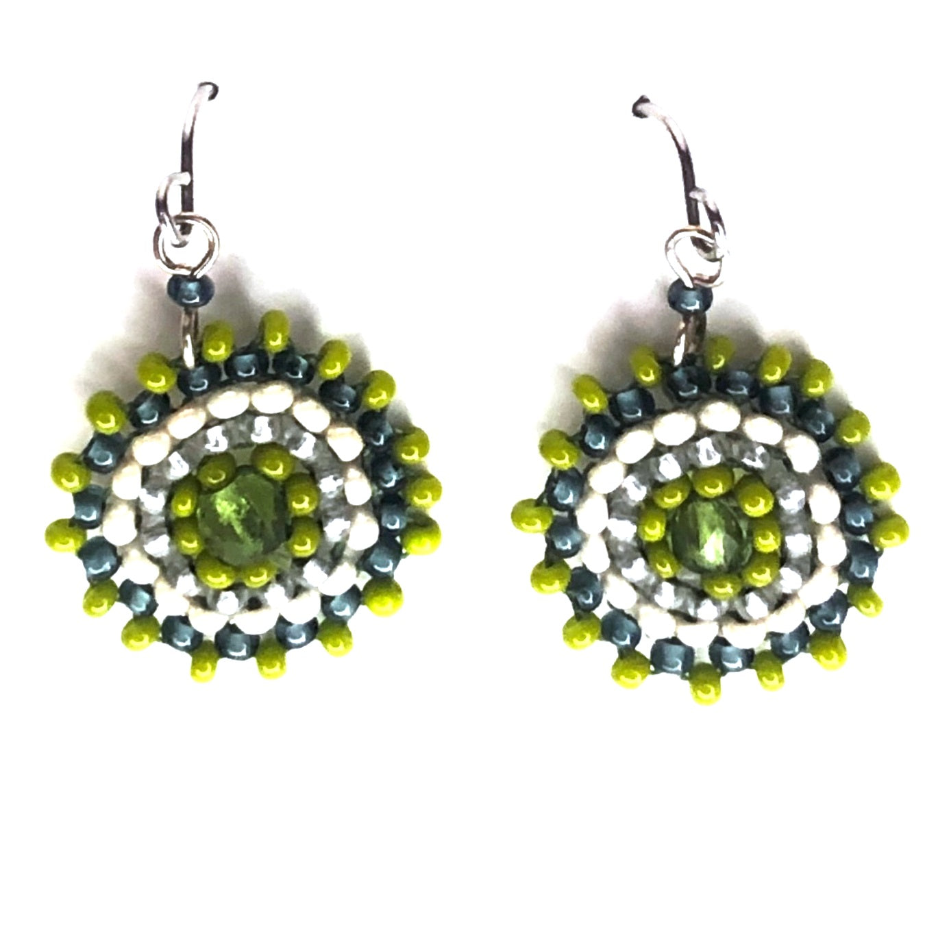 Handmade Seed Bead Starburst Earrings - Bohemian Grasslands Style Dangle Earrings for Women | Perfect for Festivals, Parties & Boho Fashion