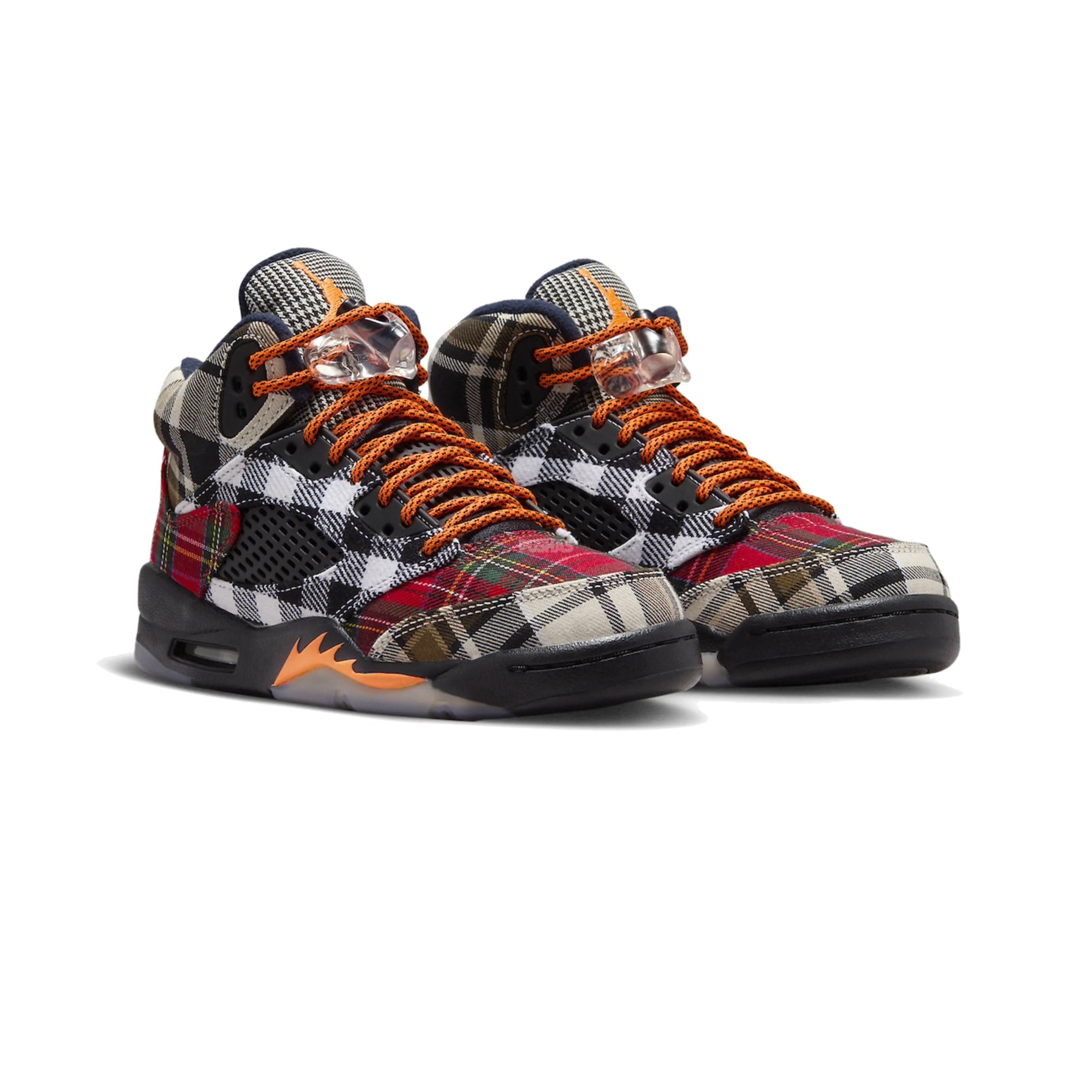 Air Jordan 5 Retro 'Plaid' TD Sneakers (2023) - Men's Basketball Shoes for Streetwear & Casual Style - Perfect for Sports, Gym Workouts and Urban Fashion