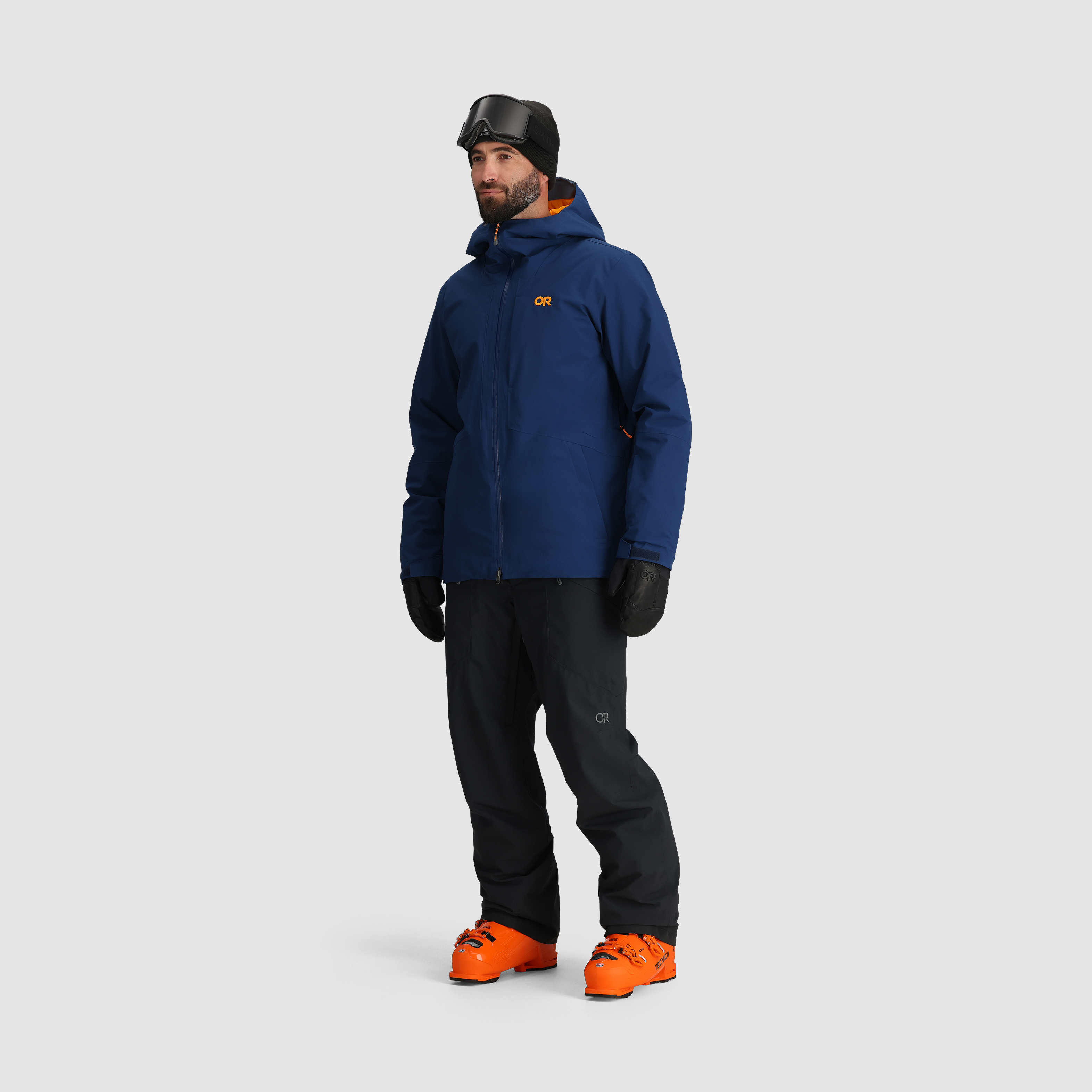 Men's Winter Snowcrew Jacket - Waterproof Windproof Insulated Ski Jacket for Cold Weather - Perfect for Skiing, Snowboarding & Outdoor Adventures