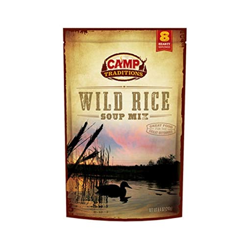 Camp Traditions Wild Rice Soup Mix - Pack of 3 | Easy Camping Meals & Quick Home Cooking | Perfect for Outdoor Adventures & Cozy Family Dinners